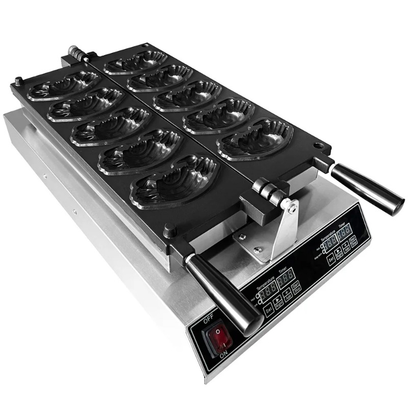 Mini Waffle Maker Machine - 【Nouveauté】Mini gaufrier à crabe 110V/220V, machine
