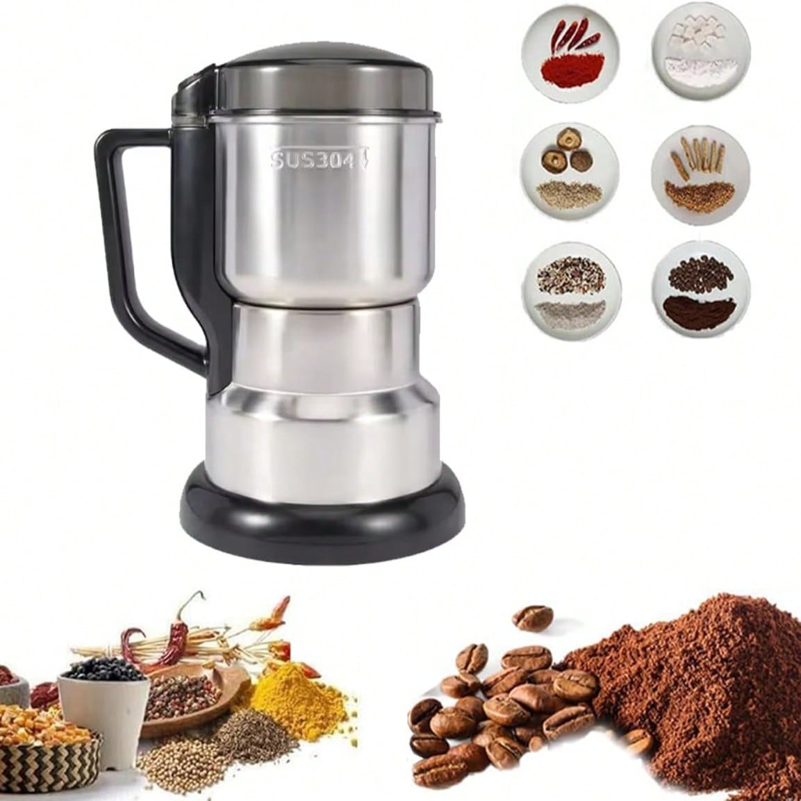 Moulin à café, moteur puissant - Coffee Bean Grinder Electric avis et prix