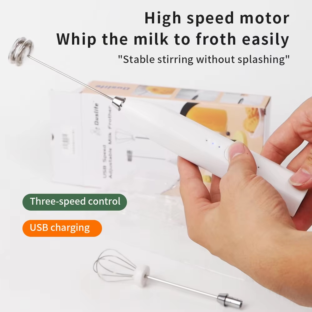 Mousseur à lait électrique, us - Electric Milk Frother Handheld avis et prix